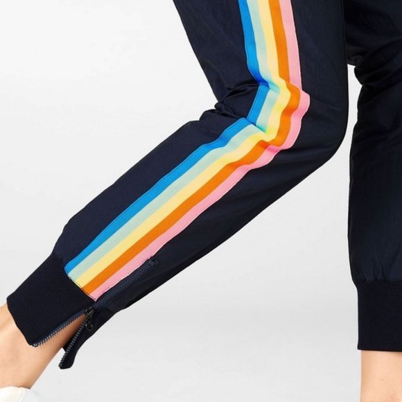 Rainbow Stripe Carol Track Pants 